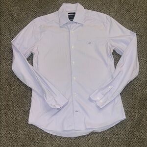 Lacoste Men's Light Purple Slim Fit Shirt, size 38. Good Condition.